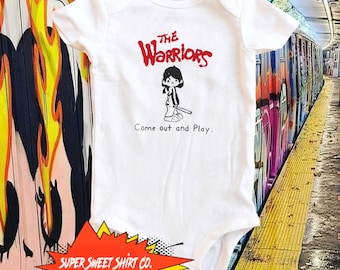 Warriors Movie Baby bodysuit, Baby Gift, baby shower gift, New Dad, New Mom Gift, Expecting Mom Gift, Gender Neutral Baby Clothes, new baby