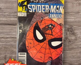 Web of Spider-Man Annual #2 – Marvel 1986 – Black Fox Story – VG – Bagged & Boarded