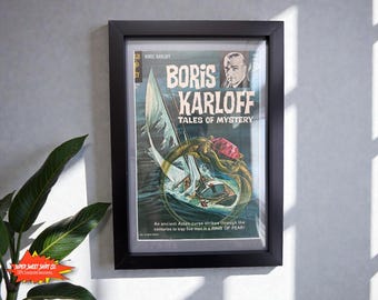 Framed Boris Karloff Tales of Mystery #3 (1963) Over 60 Years Old - Original Vintage Gold Key Horror Comic