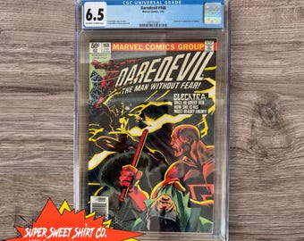 Daredevil #168 - First Appearance of Elektra - Key Marvel Comic in High Condition - High Graded 6.5 CGC