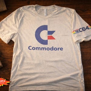 Commodore 64 T-Shirt | Retro Computer Geek Tee | 80s Video Game Programmer Shirt | Vintage Tech Nostalgia Gift