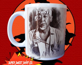 Miyagi Mug, coffee mug, tea cup, Ceramic Mug, Coffee Lover, Tea Lover Gift, Coffee Cup, Gift for him, Martial Arts, home office, holiday