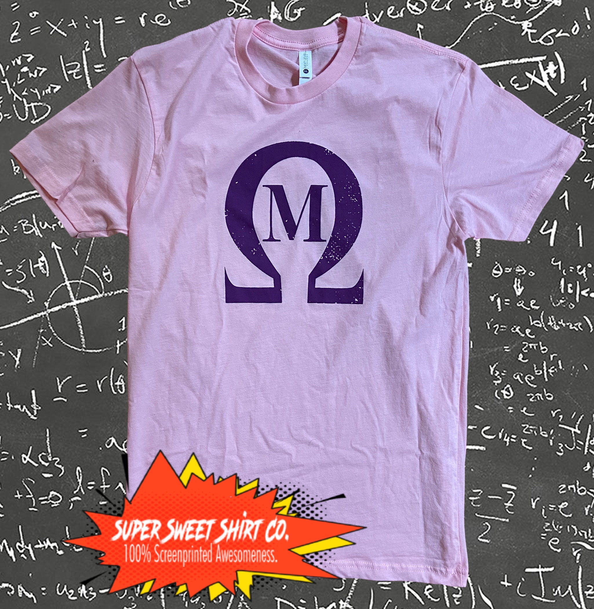 Omega Mu Shirt, Lambda Lambda Lambda, 1984, Fraternity, Gift