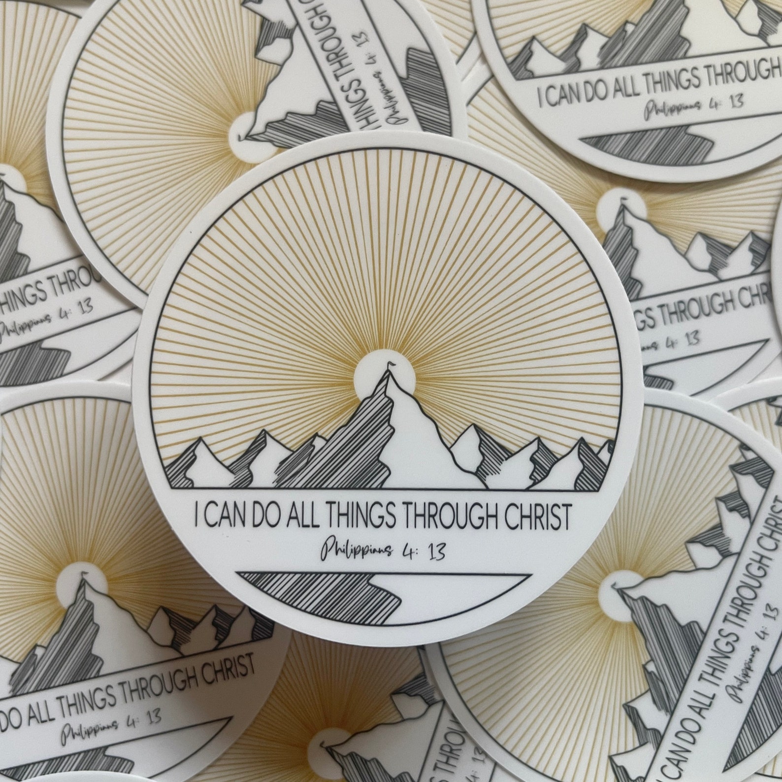 I can do all things through christ set of 8 16 24 32 40 etsy