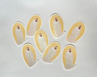 Jesus stickers - set of 8, 16, 24, 32, 40, 48