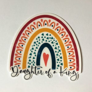 Christian Daughter of a King sticker pack- set of 8, 16, 24, 32, 40, 48