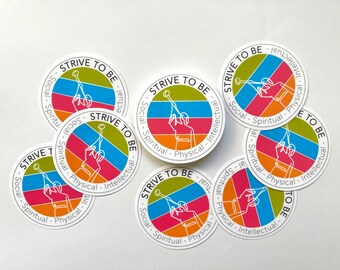 Strive to be LDS Youth stickers - set of 8, 16, 24, 32, 40, 48