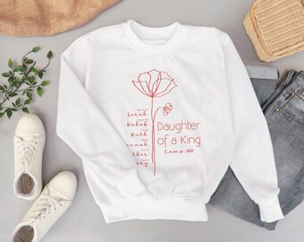 Daughter of God camp t-shirt digital download design