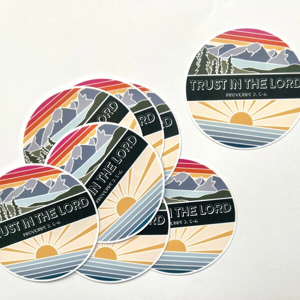 Trust in the Lord - set of 8, 16, 24, 32, 40, 48 2022 LDS Youth Theme stickers