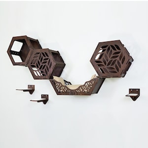 Cat Wall Furniture, Cat Wall Shelves, Cat Wall Bridge, Cat Wall Bed, Cat Steps, Cat Tower