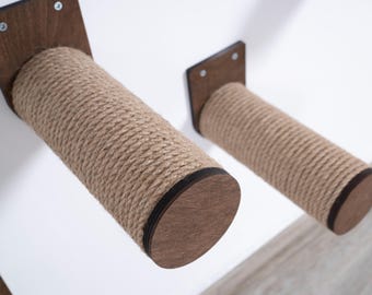 Poste rascador para gatos, muebles de pared para gatos, regalos para mascotas, estantes de pared para trepar gatos, escalones para gatos, torre para gatos,