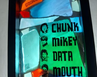 The Goonies  Stained Glass mosaic Nightlight 2.5x3.5