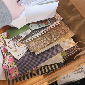 50 Piece Ephemera Pack, Junk Journal Grab Bag, Card Making, Scrapbooks, Mixed Media Art,