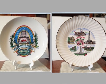 Vintage Louisiana Souvenir State Plate Landmarks Decorative Collector Travel Vacation Retro Wall Decor Gift