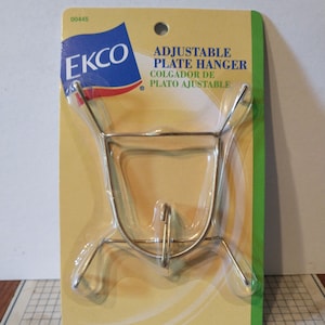 Plate Hangers Holders - Universal Size - 3 or 4 Hook 1 Spring New Display Collectible Plates