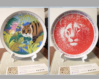 Vintage San Diego Zoo CA Souvenir Plate Landmarks California Decorative Collector Travel Gift