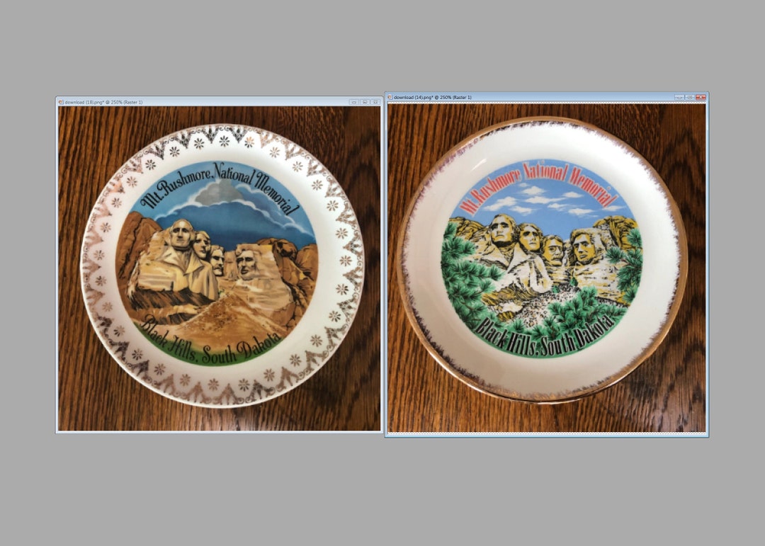 激レアoldmountain purveyors メタルディッシュステッカー付 Vintage Mt Rushmore National Memorial Black Hills South Dakota