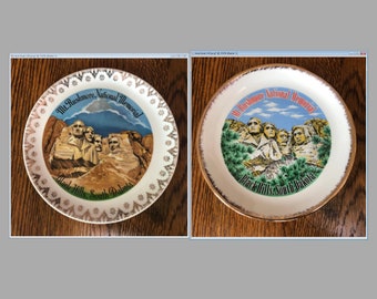 Vintage Mt Rushmore National Memorial Black Hills South Dakota