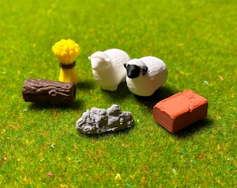 Fichas de recursos de Catan: set de reemplazo impreso en 3D para colonos