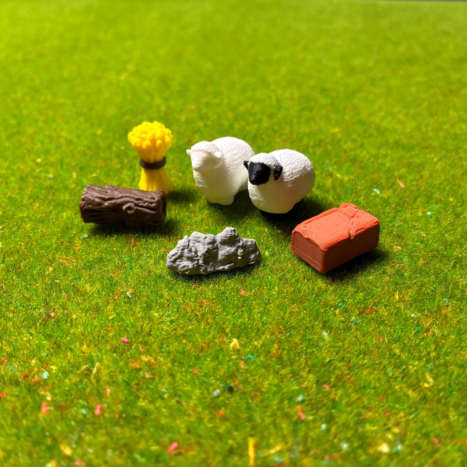 Catan Resource Tokens