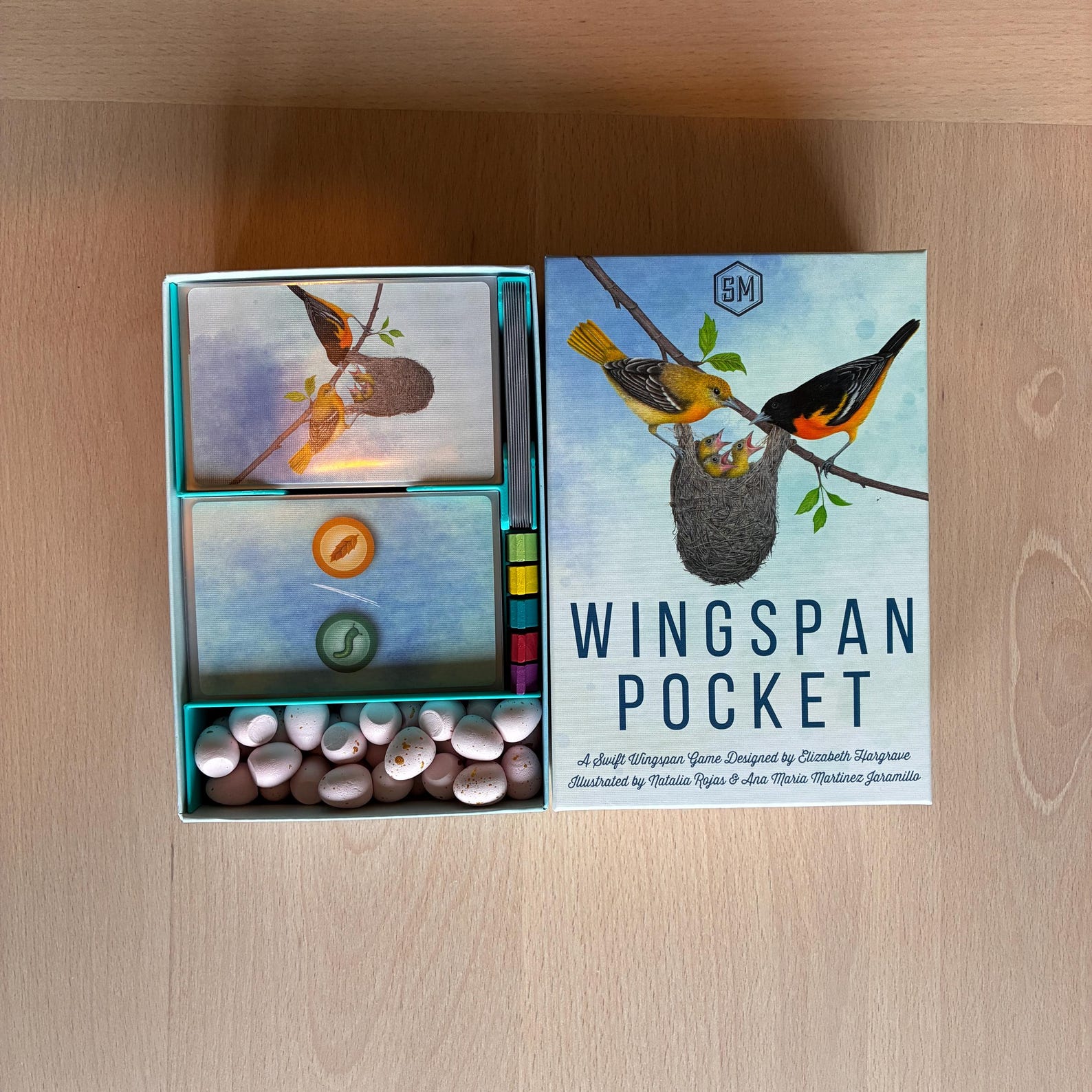 Wingspan Pocket Insert โ Sleeved Cards Version