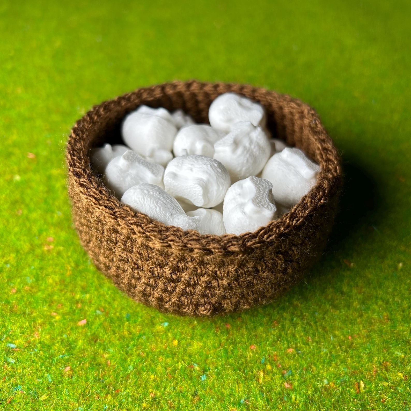 Crocheted Token Trays