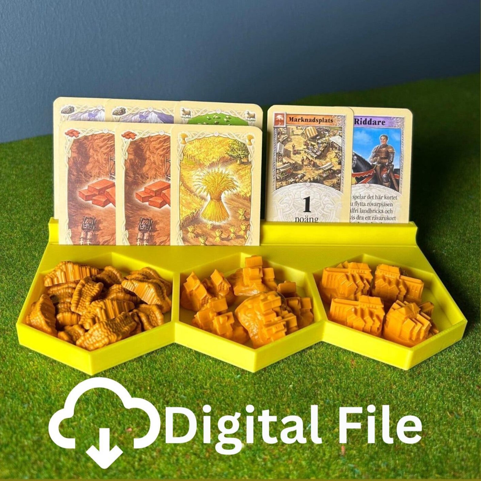 Catan Player Tray STL File