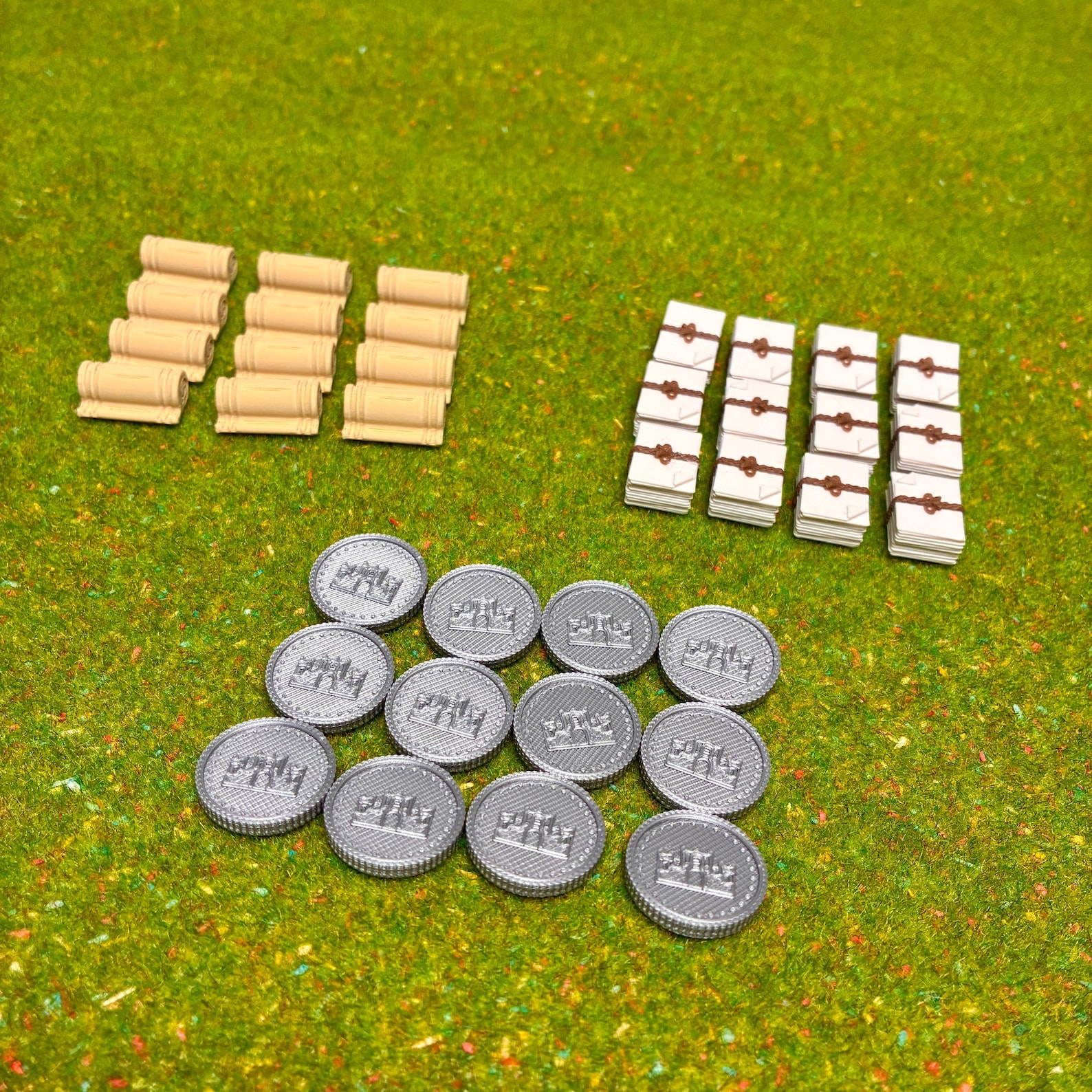 Catan Cities & Knights Commodity Tokens — photo 6
