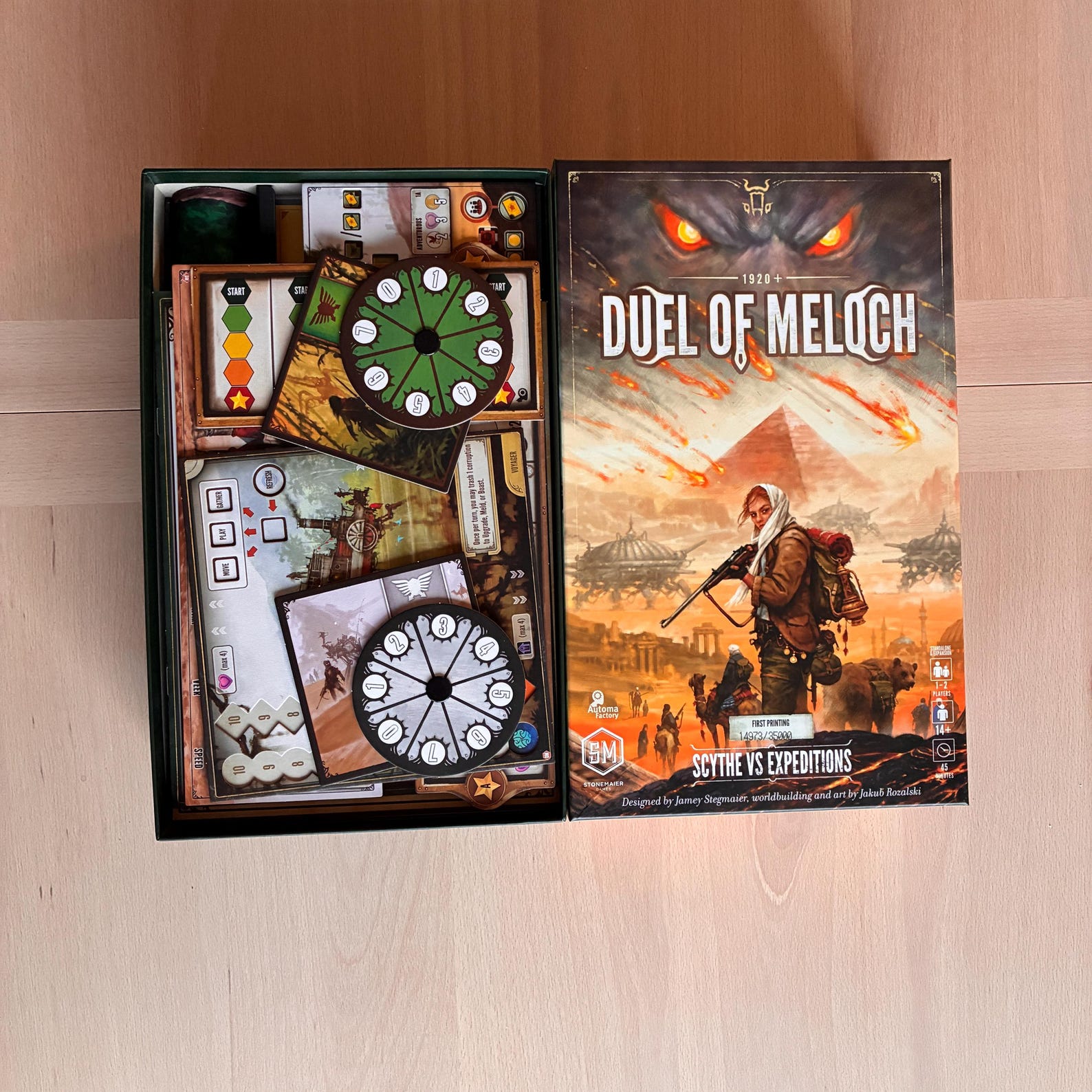 Duel of Meloch Insert with Lids — 4-Colour Nested Trays — photo 2