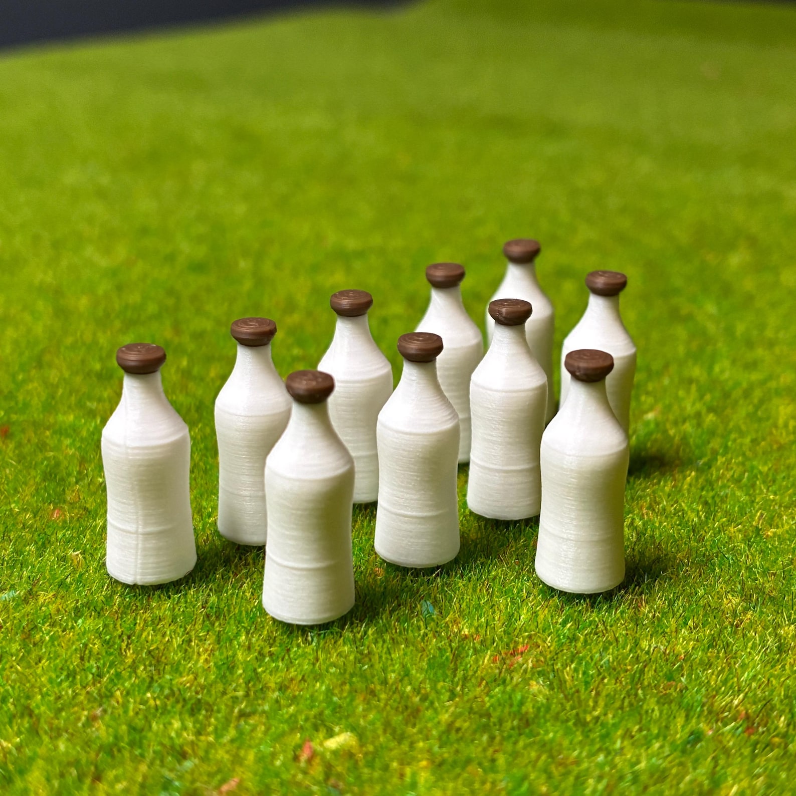 Milk Bottle Tokens (Set of 10)