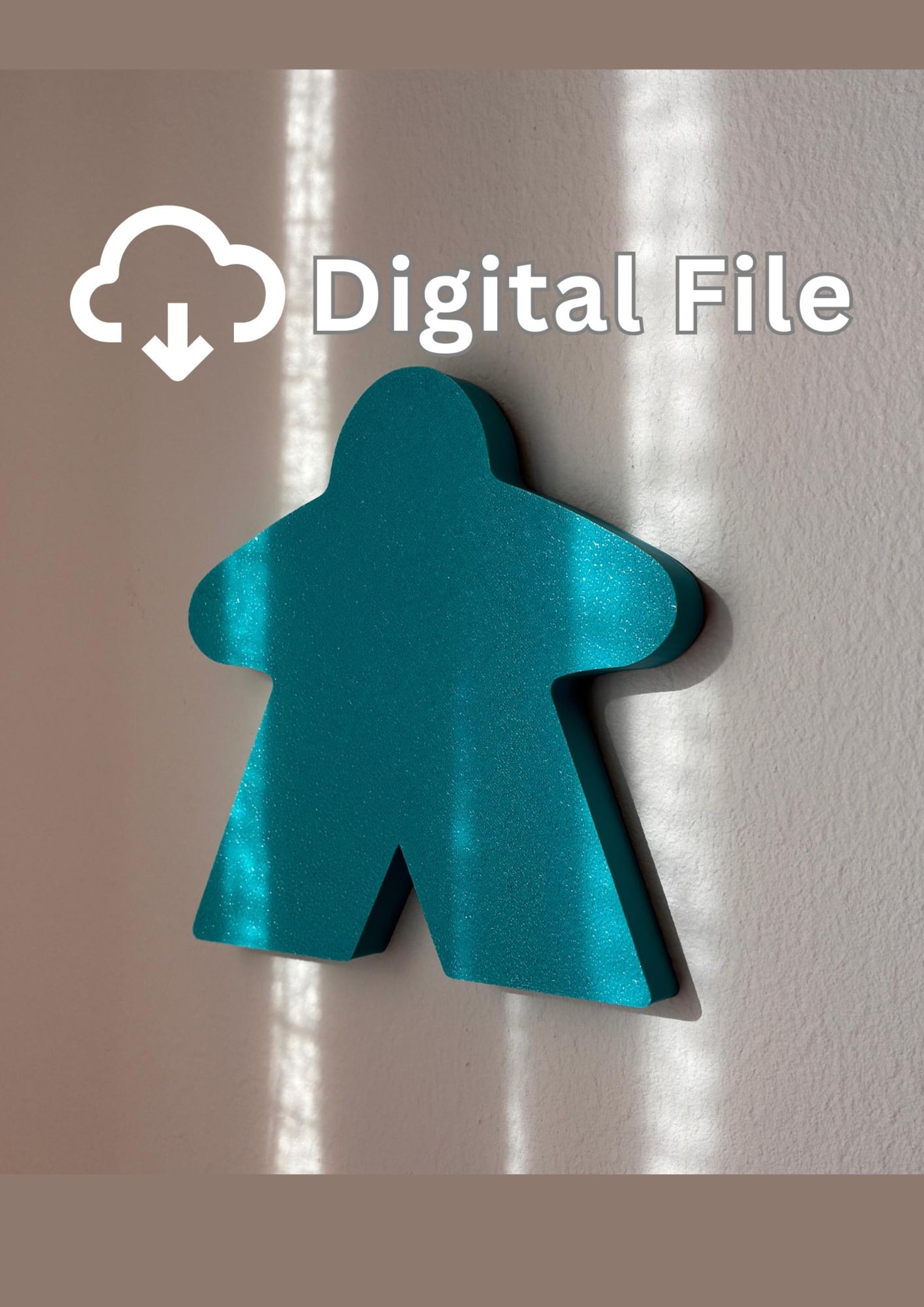 Meeple Wall Art (STL File, 3 Sizes)