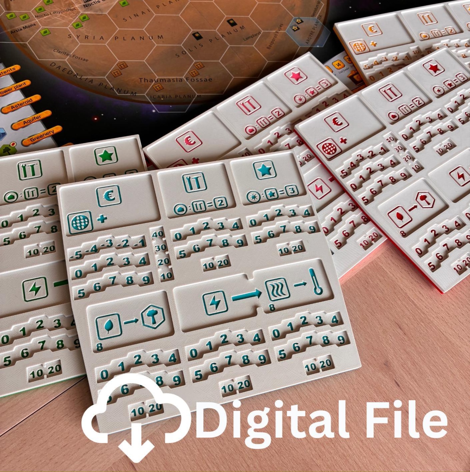 Terraforming Mars Player Board STL File