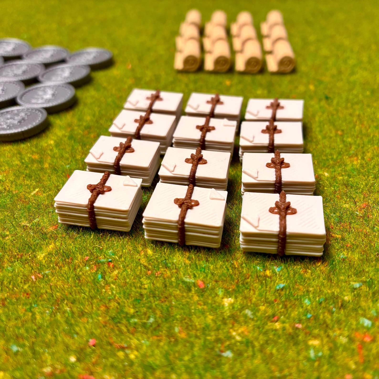 Catan Cities & Knights Commodity Tokens — photo 2