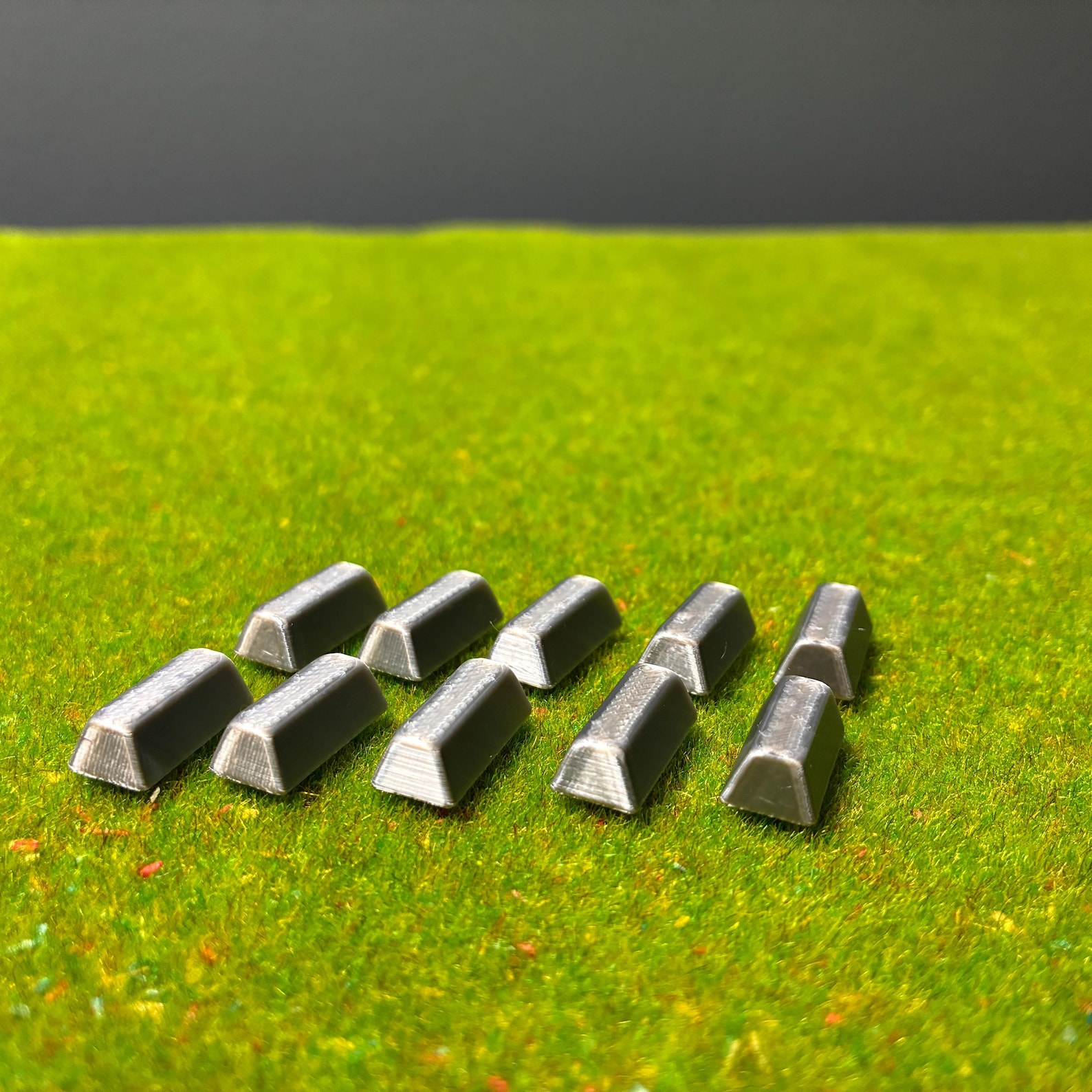 Silver Bar Tokens (Set of 10)