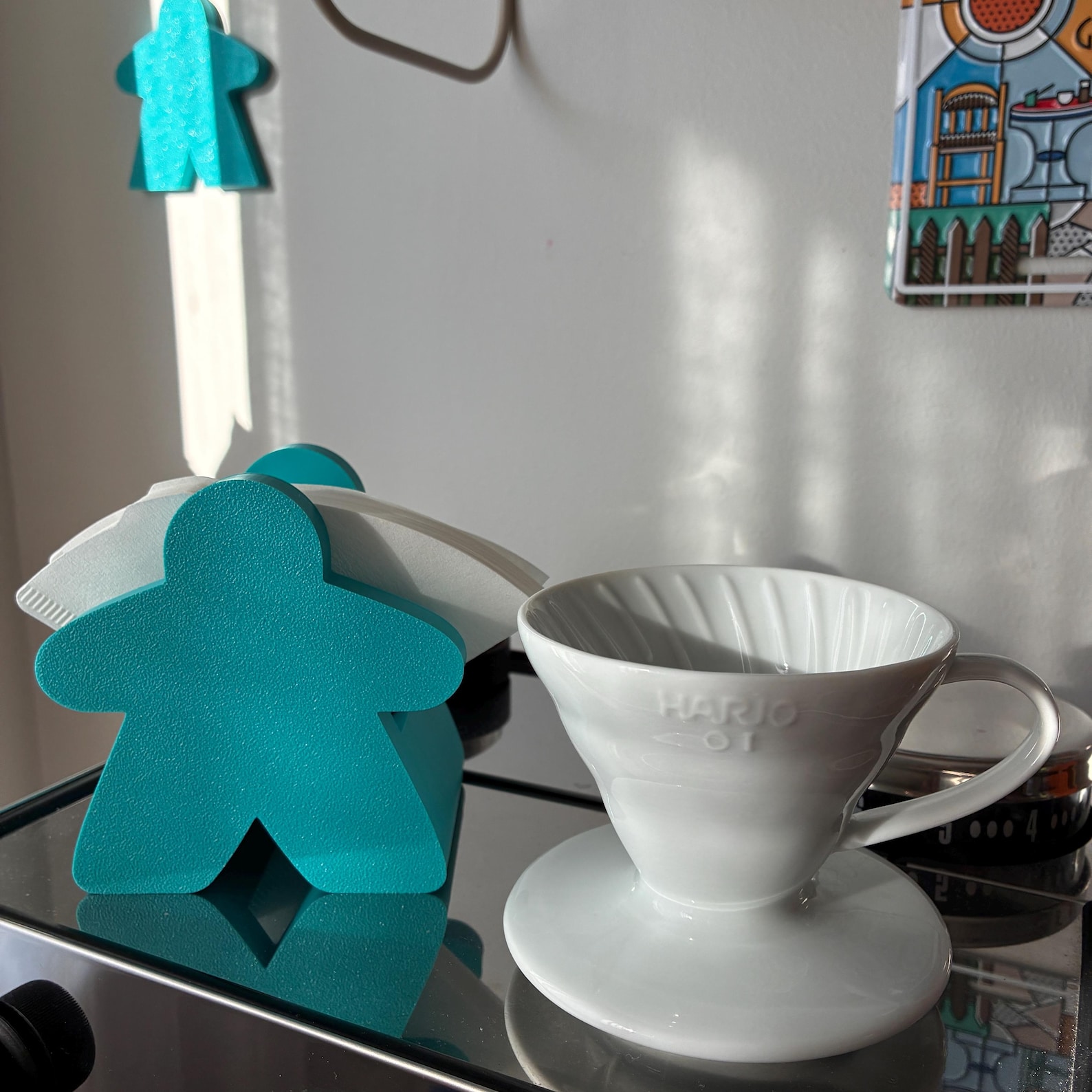 Meeple Coffee Filter Holder (STL File) — photo 6