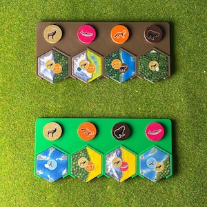 Cascadia Game Tray – 3D Printed Tile & Token Organizer