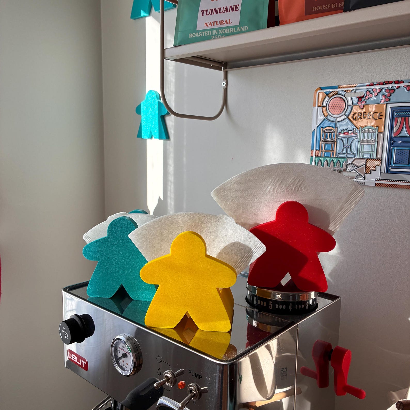 Meeple Coffee Filter Holder (STL File) — photo 2