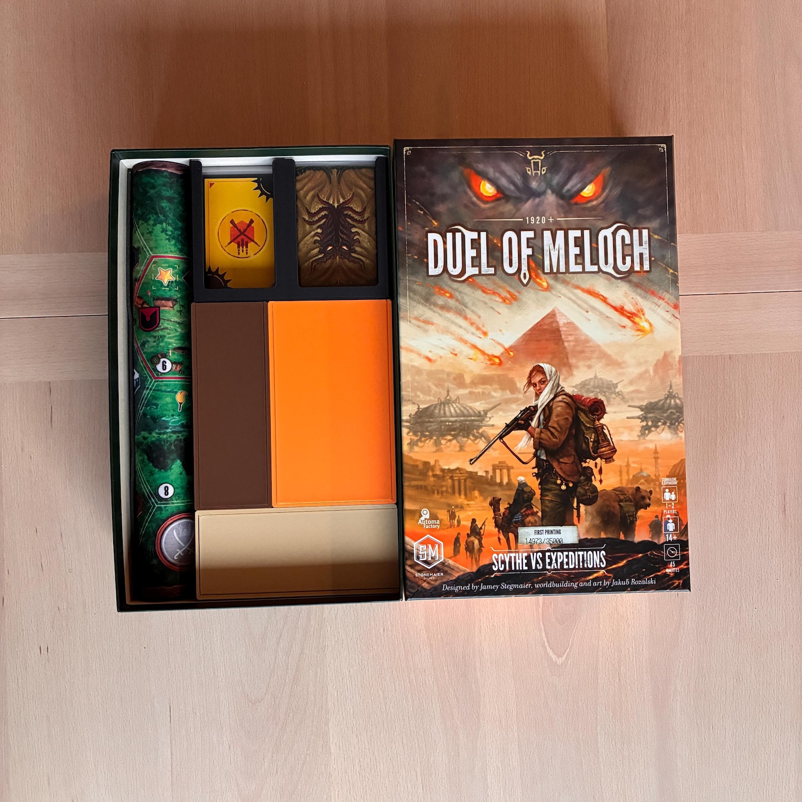 Duel of Meloch Insert with Lids โ 4-Colour Nested Trays