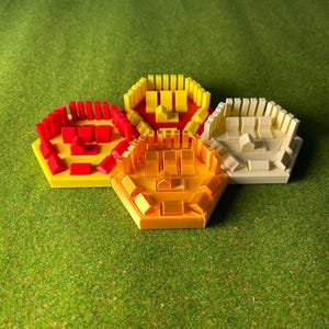 Niestandardowe figurki graczy Catan i uchwyty