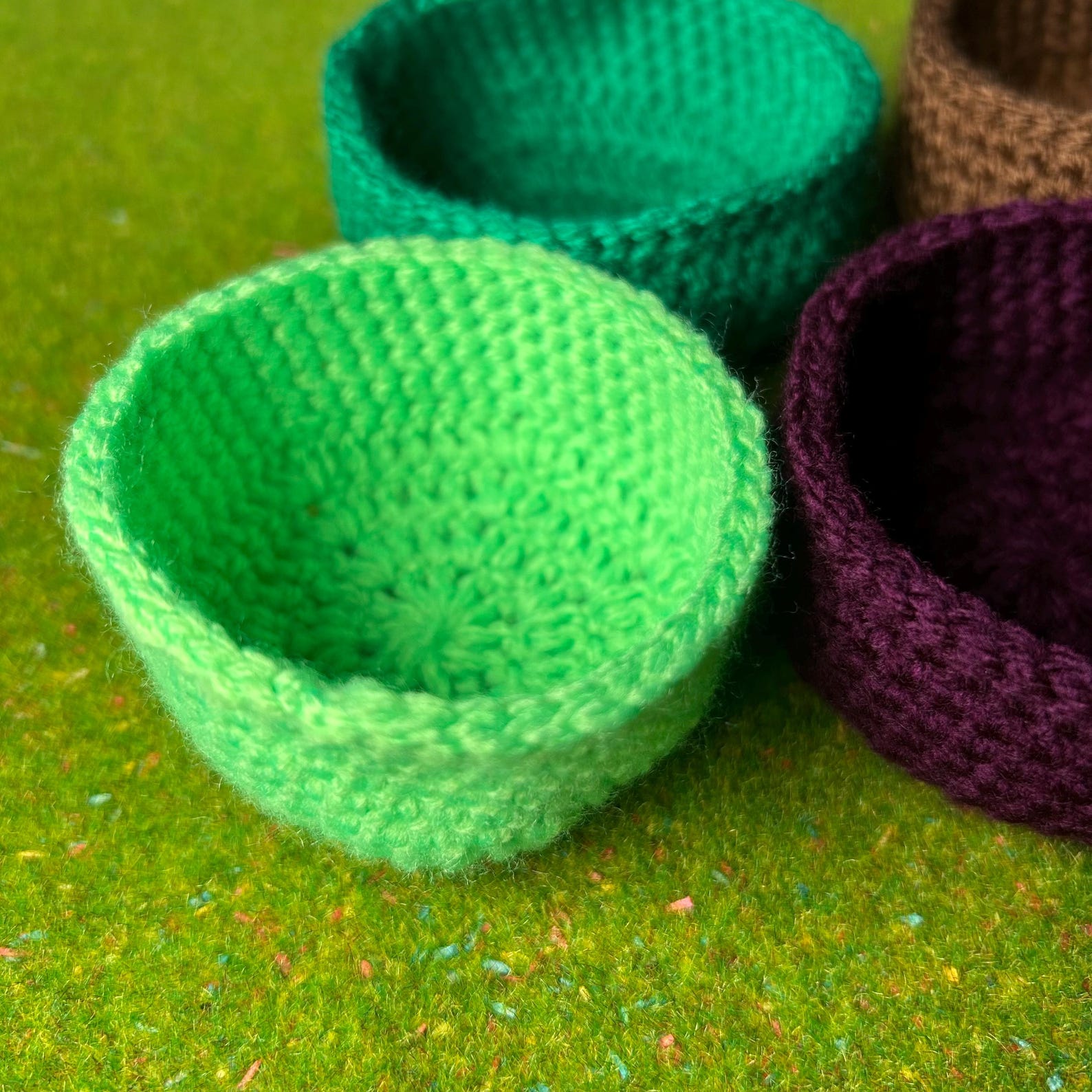 Crocheted Token Trays — photo 5