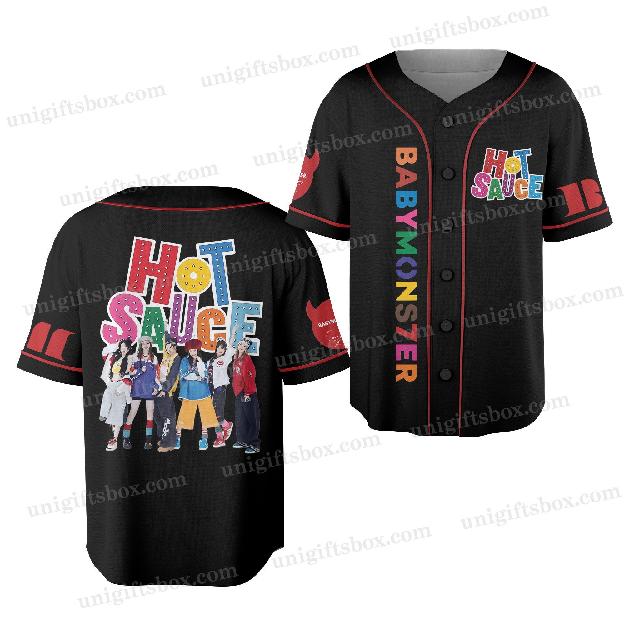 BABY MONSTER ユニフォーム 黒 サイズL Babymonster Jersey - Etsy