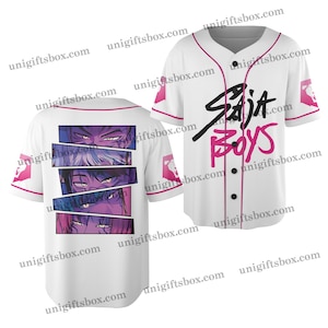 Saja Boys Kpop Demon Hunters-filmjerseyshirt, bootleg retro-filmshirt, Demon Hunters-merchandiseshirt, Saja Boys Kpop-merchandiseshirt