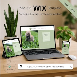 Dog Breeder Website - WIX Template - EMRA Template Ready to Customize