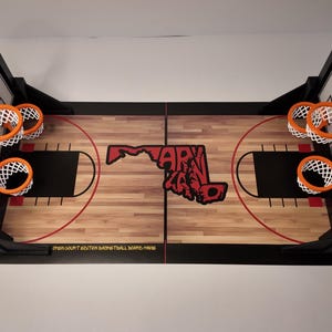 Triple Threat Basketball Board Game - Maryland Open Court Edition - Fun Family Game, Sports Gift for Kids and Adults