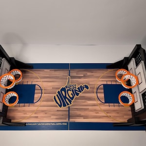 Triple Threat Basketball Board Game - West Virginia Open Court Edition - Fun Family Game, Sports Gift for Kids and Adults