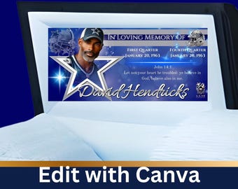 Dallas Cowboys Casket Panel Insert Template