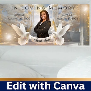 Golden Doves Casket Panel Template