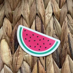 Cute Watermelon Slice Sticker I Water Bottle Laptop Decal