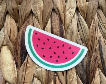 Cute Watermelon Slice Sticker I Water Bottle Laptop Decal