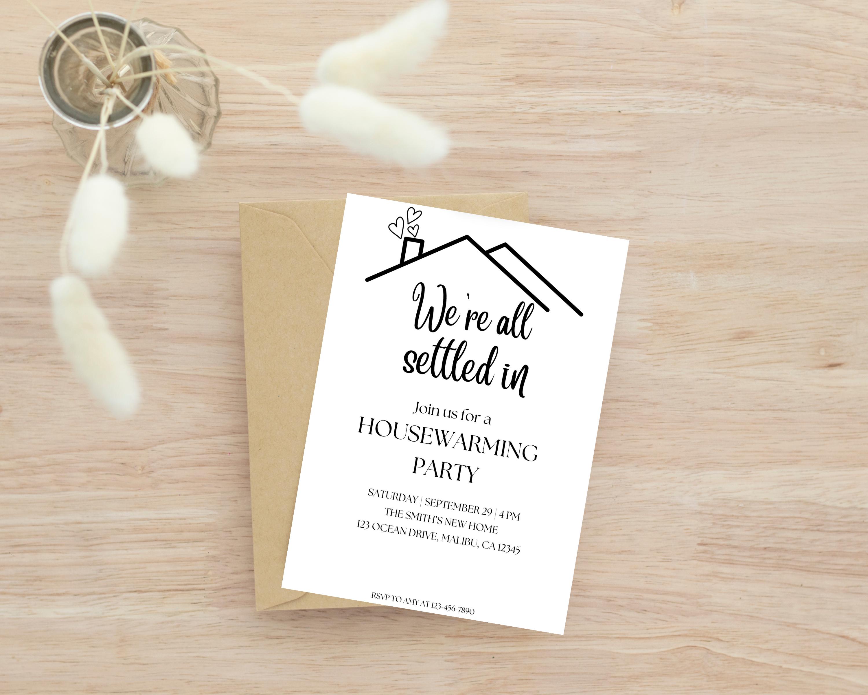 Housewarming Party Invitation - Digital & Customizable - Etsy